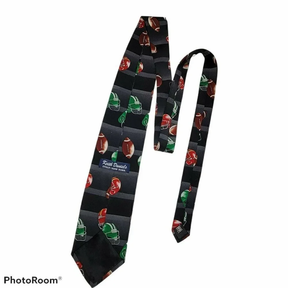 Keith Daniels Football Tie Mens Necktie Helmet 57